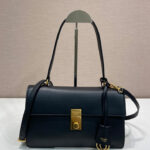 Prada Soft Sound Medium Leather Shoulder Bag 1BN023